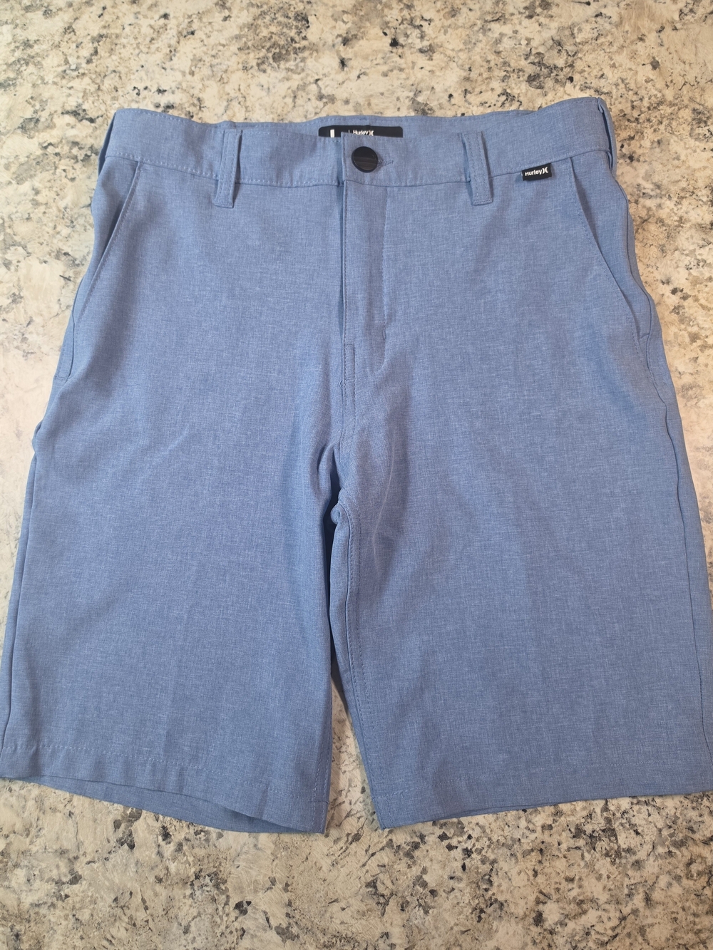 Hurley Light Blue Boys' Performance Shorts